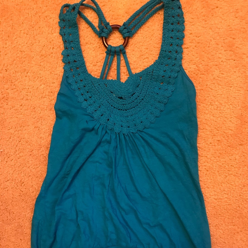 Blue tank top